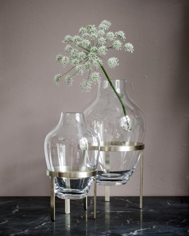 Nordstjerne Adorn vase S brushed brass